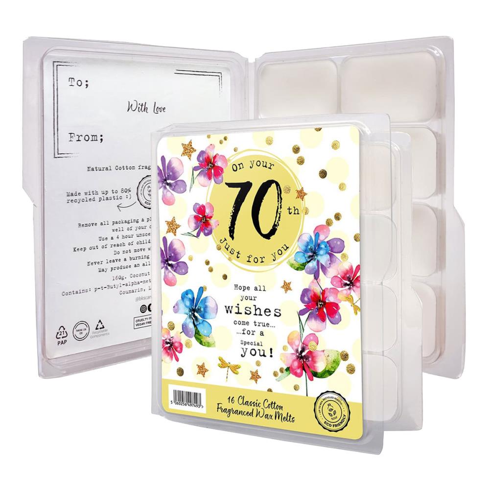 Best Kept Secrets 70th Birthday Wax Melts (Pack of 8) £8.09